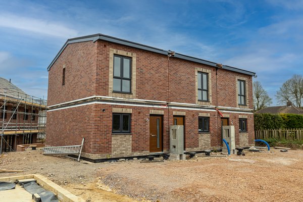 New build development on Dysart Road, Grantham