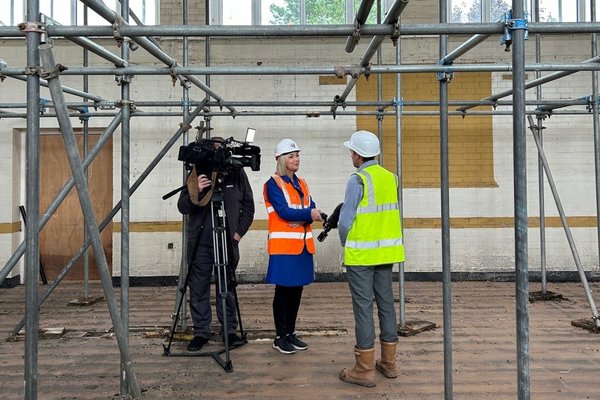 Gateley Smithers Purslow details Gotham Memorial Hall rebuild project on BBC East Midlands Today