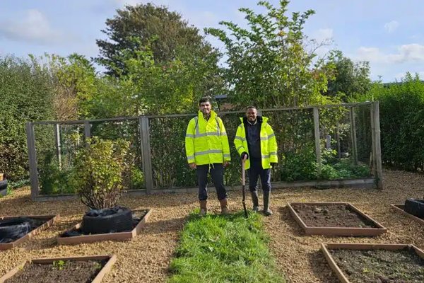 Kibworth Primary School allotment patch finalisation