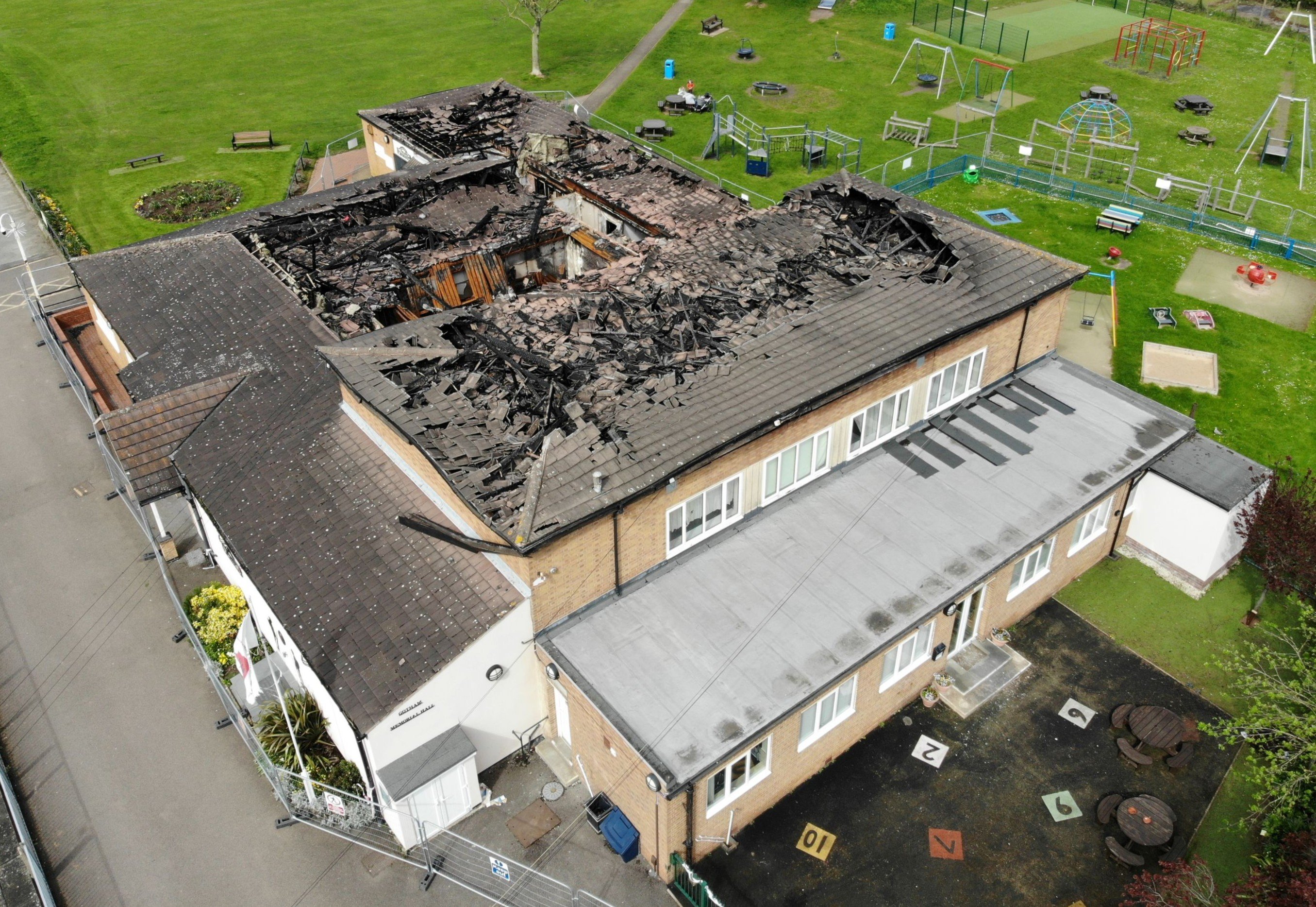 Photo of works for Gotham Memorial Hall and GP surgery